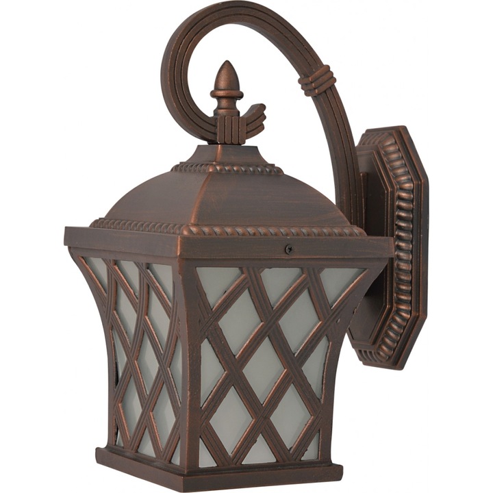 Felinar de exterior, Klausen Jersey 3 maro antic, 1XE27, H-36cm, IP23