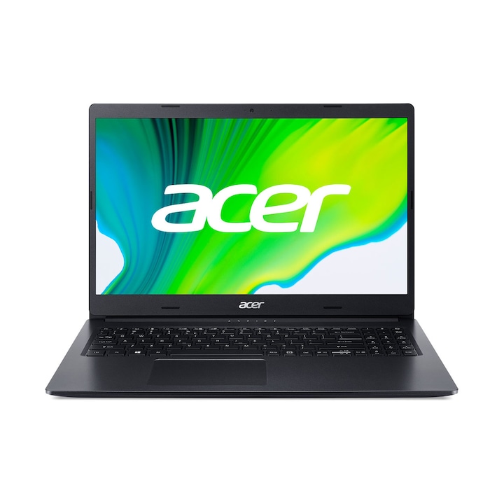 Лаптоп Acer Aspire 3 A315-23-R25E, NX.HVTEX.036, 15.6", AMD Athlon Silver 3050U (2-ядрен), AMD Radeon Graphics, 4GB onboard DDR4, Черен EoL