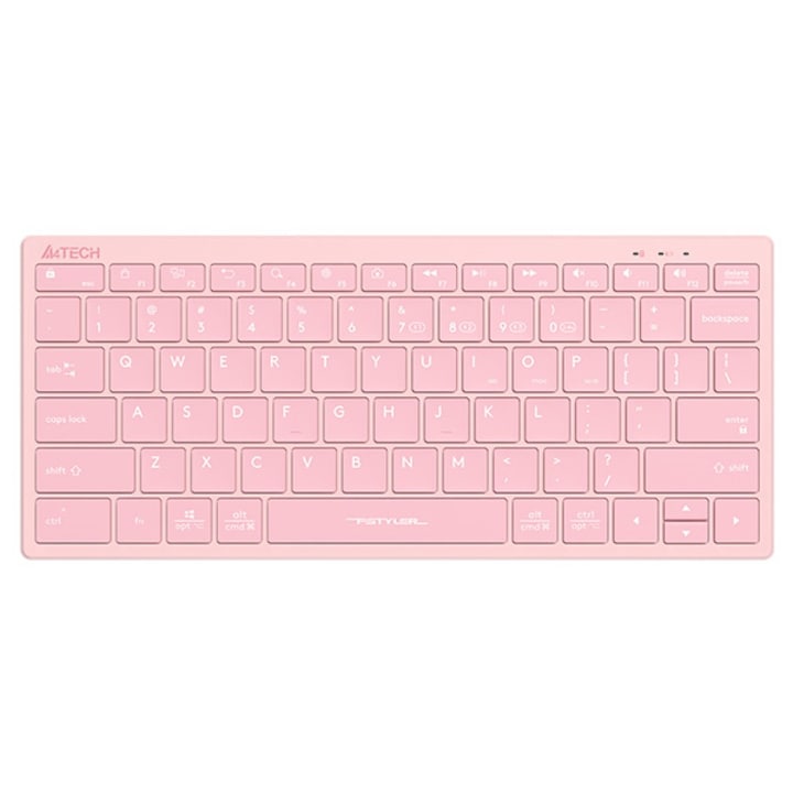 Безжична клавиатура A4TECH FBX51C FStyler, Розов, Bluetooth