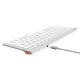 Безжична клавиатура A4TECH FBX51C FStyler, Бял, Bluetooth