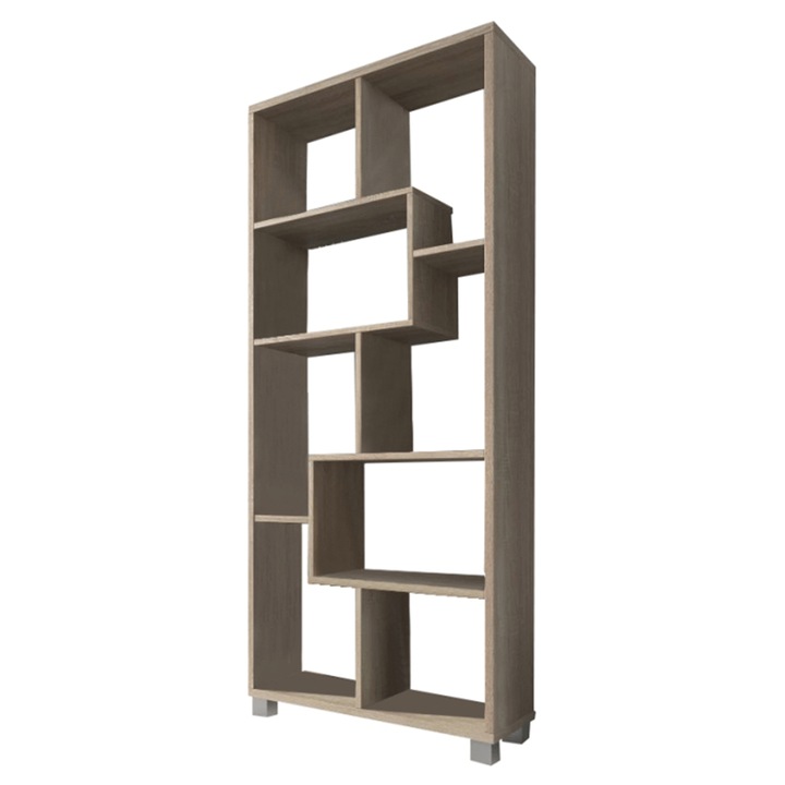 Етажерка от светъл дъб Sonoma Aden 69x25x161 см