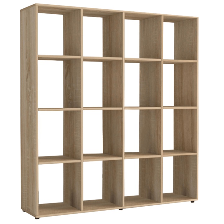 Етажерка от светъл дъб Sonoma Sarah 139x33x144 см