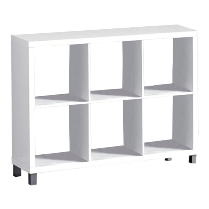 Бледо бял рафт Tofi 111x29x83 см