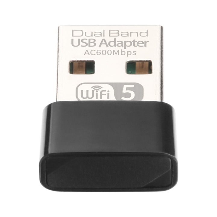 Adaptor Wi-Fi Portabil WODESYS WD-4512AC, 600Mbps, Dual Band, Compatibil Windows/Mac/Linux