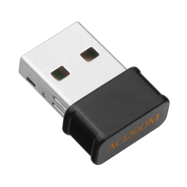 Adaptor Wi-Fi USB WODESYS WD-4600AC, Dual Band AC1200, Ultra-Compact, Hotspot, Windows/Mac/Linux