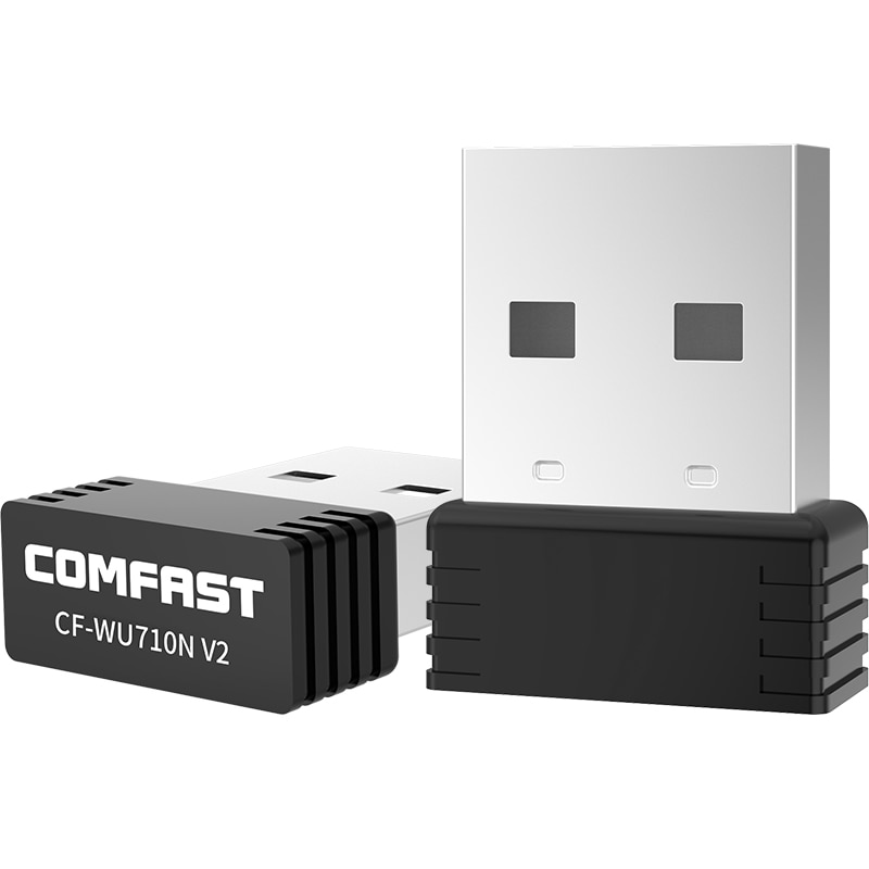 Adaptor WiFi WU-710N V2, COMFAST, 150Mbps, Negru - eMAG.ro