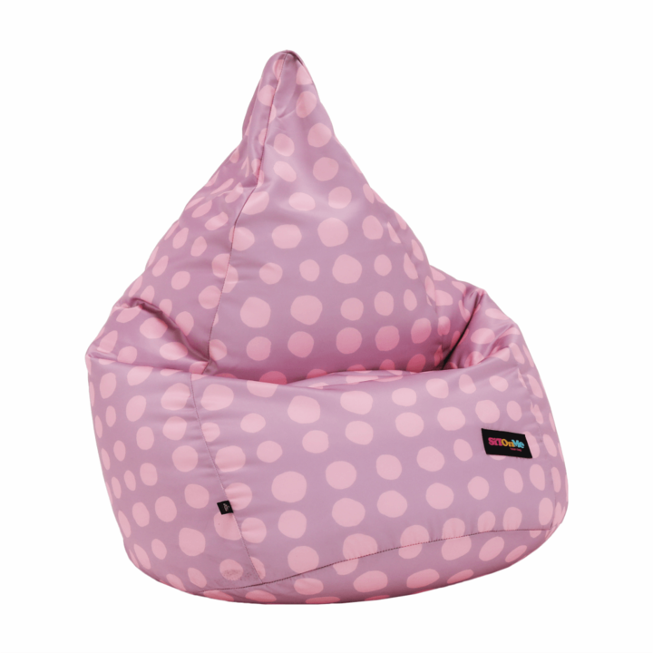 Fotel, rózsaszín textil, Teldin, 75x75x110 cm