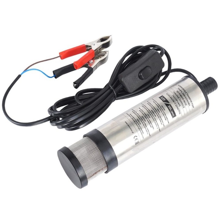 Помпа за гориво, Carmotion 86138, Потопяема, Ф50mm, 12V, с цедка