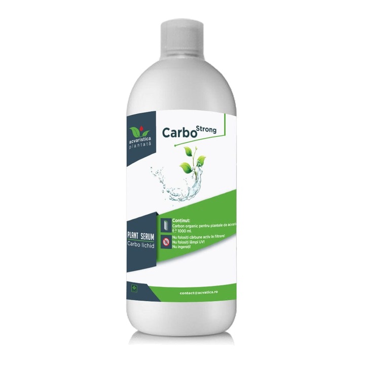 Fertilizant pe baza de carbon pentru plante de acvariu, Carbo Strong, Plant Serum - 100ml