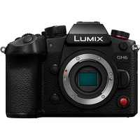 Aparat foto Mirrorless hibrid Panasonic LUMIX GH6E 25 MP MFT, 5,7K 10bit, C4K/4K 4:2:2 10bit, ProRes 422 HQ, Stabilizare Dual IS 2, Body, Negru
