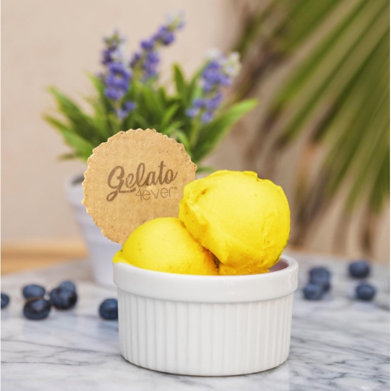 Mix inghetata Gelato 4ever, aroma mango, 100 lapte de vaca natural