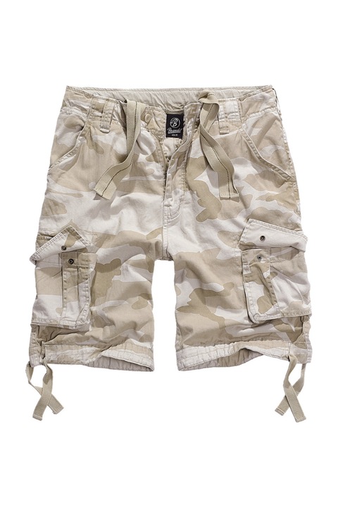 Pantaloni scurti pentru barbati Brandit Kratasy Urban Legend, Imprimeu camuflaj, Bumbac, Bej, Bej