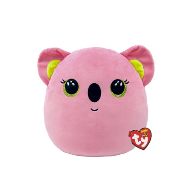 Jucarie de Plus, Ty Squish A Boos Poppy The Pink Koala, 35 cm