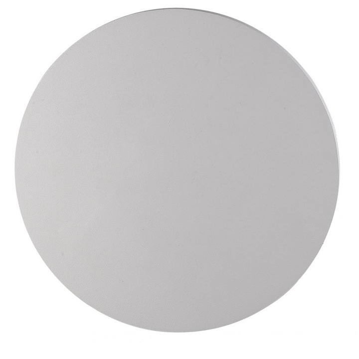 Klausen Eclipse kültéri fali lámpa, fehér, led, 9w, alumínium, D:18cm, IP54