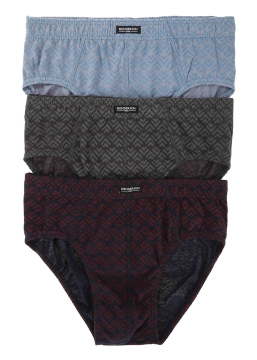 Henderson 3 darab férfi fehérnemű Pamut, Többszínű M