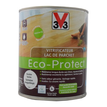 Lac Parchet Eco Apa Protect incolor lucios 2,5L Lac Parchet Eco Apa Protect incolor lucios 2,5L