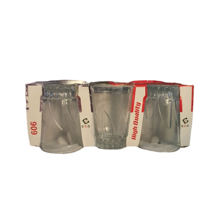 6 db Sherra 606 üvegpohár készlet, 180ml