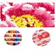 Set pictura cu diamante 5D, OSPE, Model buze, 24.8x34.8 cm, Multicolor