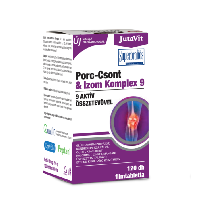 JutaVit Porc-Csont & Izom Komplex 9, 120 db
