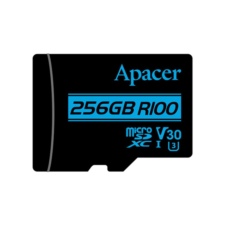 microSDXC UHS I Apacer карта, 256GB, клас 10 с SD адаптер
