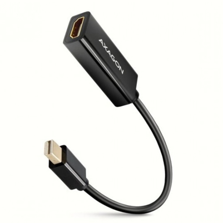 Adapter Axagon RVDM-HI14N, Mini DisplayPort-tól HDMI-ig, fekete