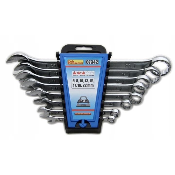 Chei combinate 6-22 mm, set 8 buc, RICHMANN