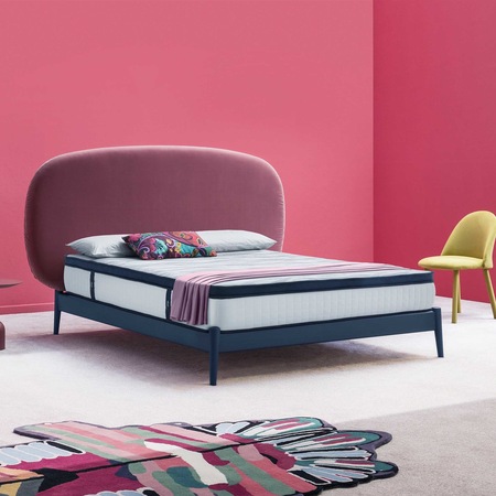 Saltea superortopedica, Ideal Sleep, Hotel Series California Lux Memory, 200x160x28 cm, Plasa de arcuri Bonell, Spuma Poliuretanica cu Memorie, Husa cu Aerisire Optima, Fermitate Medie