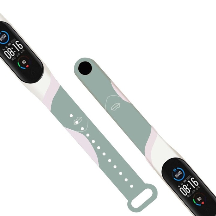 Curea de schimb Moro pentru bratara Xiaomi Mi Band 4 / Mi Band 3 camo negru (17)