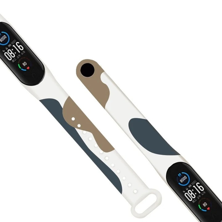 Curea de schimb Moro pentru bratara Xiaomi Mi Band 4 / Mi Band 3 camo negru (12)