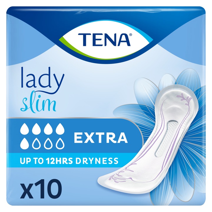 Tena Lady Slim Extra puha inkontinencia betét rendszeres vizeletvesztésre 10 db