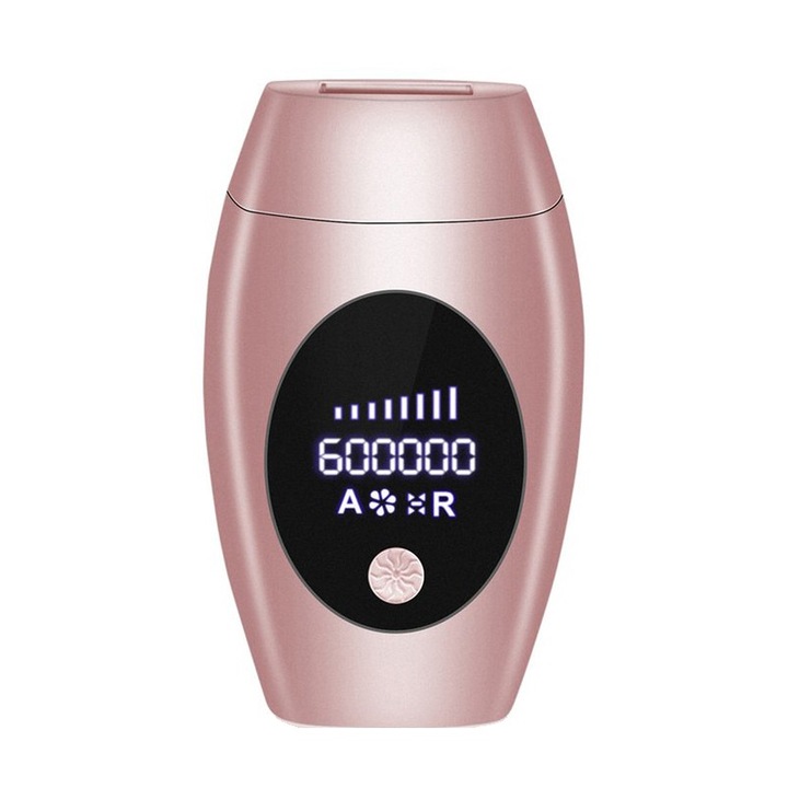 Epilator IPL. 500000 Pulsatii, 36W, 13.4x8.3x48.5 cm, Roz
