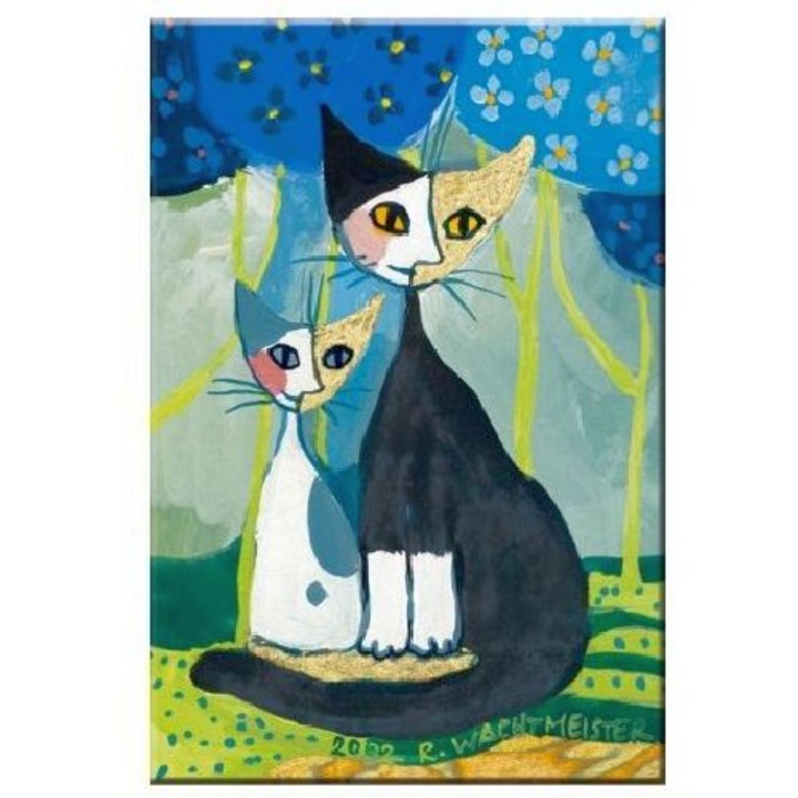 Hűtőmágnes 8x5,4x0,3cm, Rosina Wachtmeister: Romance