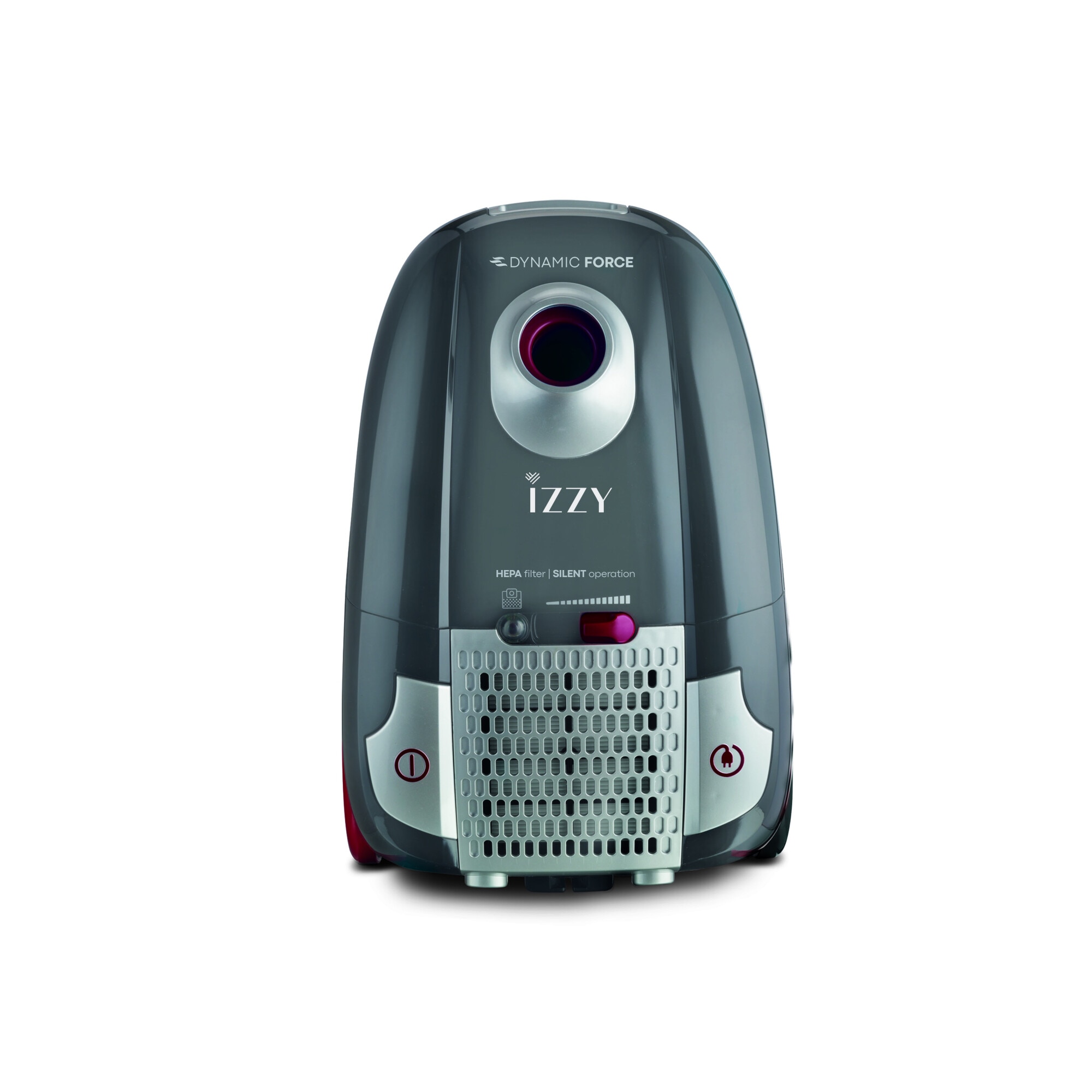 Aspirator cu sac, Dynamic Force Κ1, Izzy, Cu filtru HEPA13 lavabil, sac de 4Lt capacitate sac si indicator de schimbare
