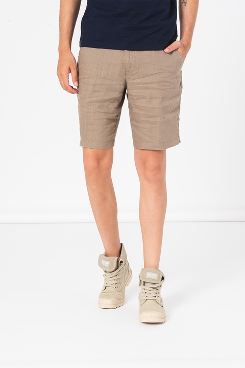 United Colors of Benetton, Lenvászon chino bermudanadrág, Világosbarna