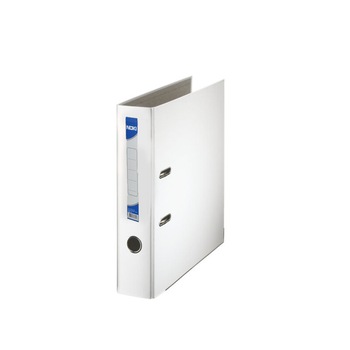 Biblioraft plastifiat Noki 7.5 cm alb Biblioraft plastifiat Noki 7.5 cm alb