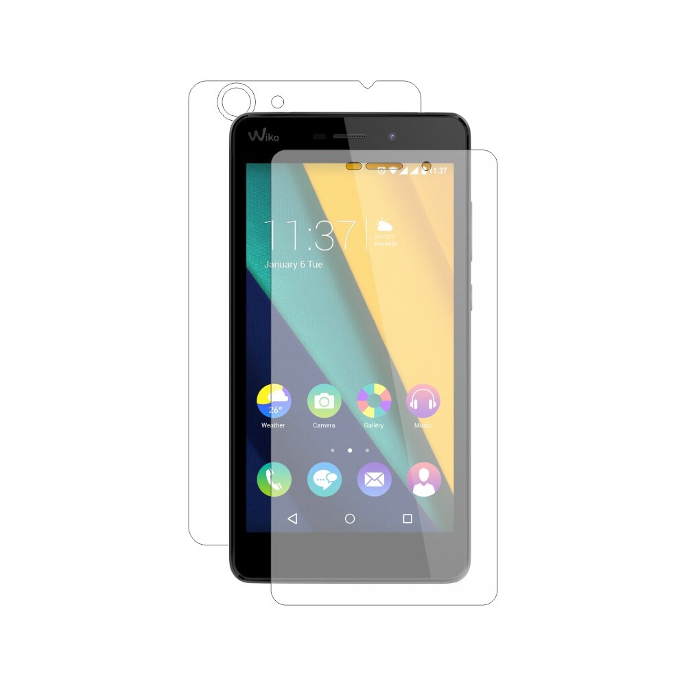 Folie de protectie Clasic Smart Protection Wiko Pulp Fab 4G fullbody,protectie completa ecran si spate+Smart Spray®,Smart Squeegee® si microfibra incluse