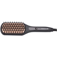 Perie de indreptat parul Remington CB7400, Invelis ceramic, 230 grade, 3 setari temperatura, Incalzire rapida, Husa, Negru