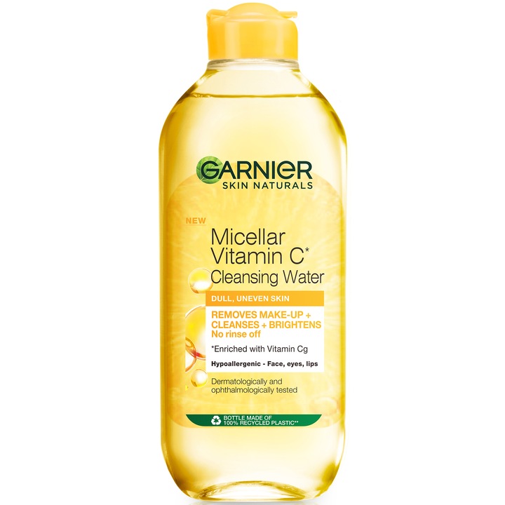 Мицеларна вода Garnier Skin Naturals, Обогатена с витамин С, 400 мл