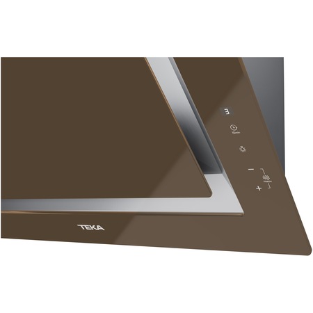 Hota incorporabila decorativa Teka DLV 68660 LB TOS, 725 m3/h, 3 viteze+intensiv, Functie FreshAir, Touch control, Clasa A+, 60 cm, London Brick Brown