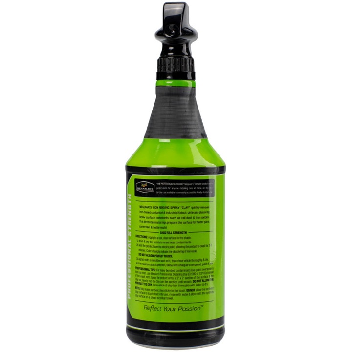 Solutie decontaminare chimica Iron Removing Spray Clay, Meguiar's, 946ml