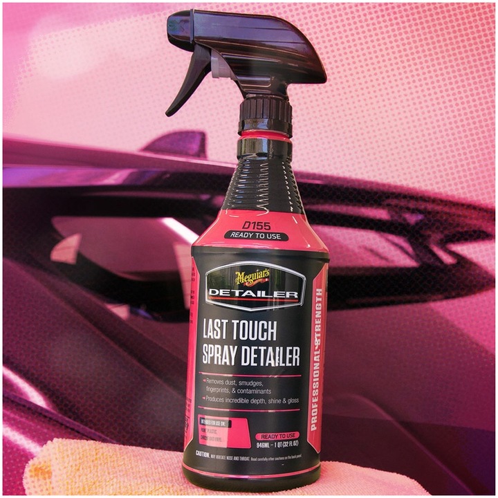 Разтвор за автомобил със спрей Meguiar's Last Touch Spray Detailer, За полиране на каросерия, 946 мл