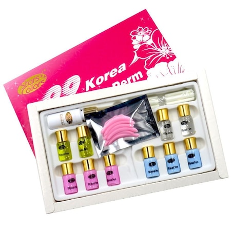 Kit laminare gene, Stars Colors, Korea Perm, Profesionale, Perm and Fixation, 13 piese