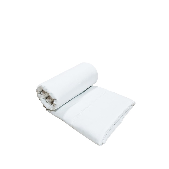 Pilota pentru Vara 140x200 cm, Unicolor Alb, o persoana