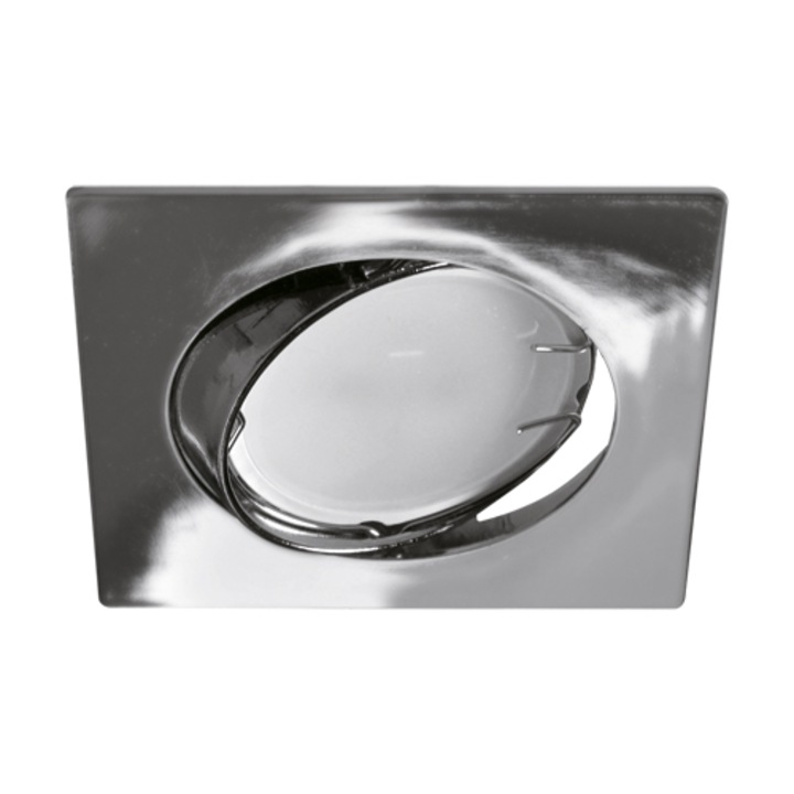 Spot, Mextronic, Aluminiu, 75 x 75 mm, Patrat, Crom