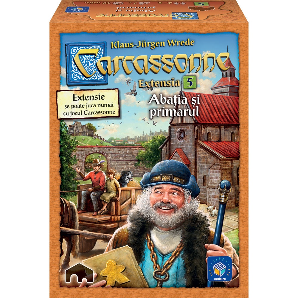 Joc de societate Carcassonne: Abatia si primarul (extensia 5)