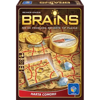 Joc de logica Pegasus Brains: Harta comorii Joc de logica Pegasus Brains: Harta comorii