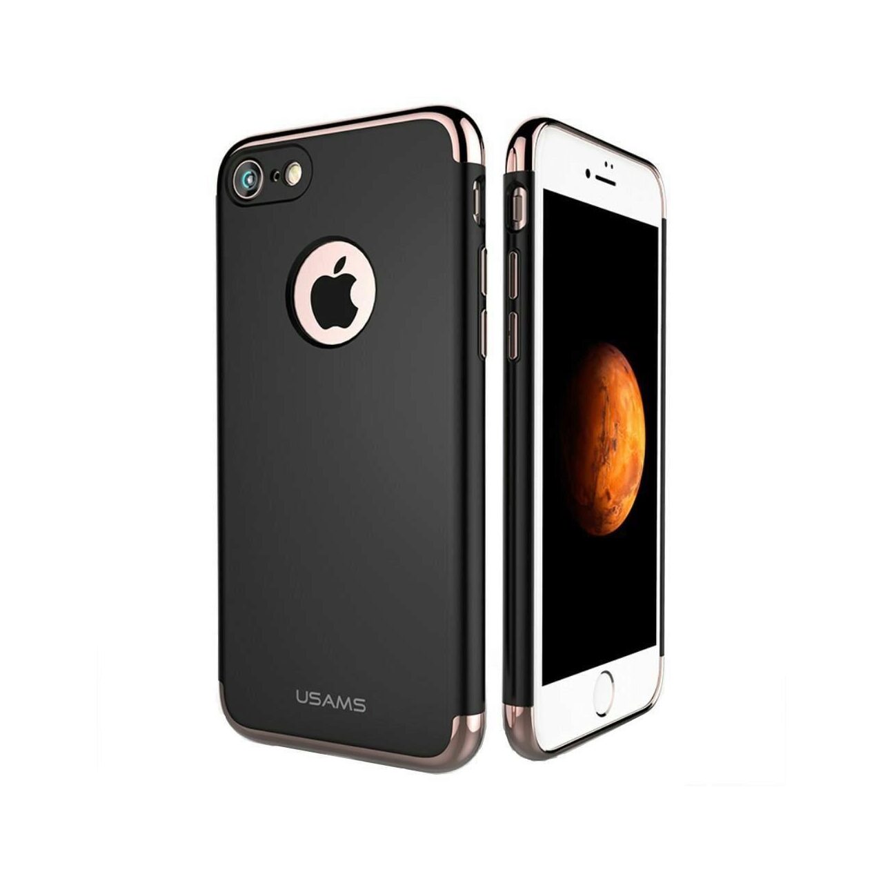 Husa Apple iPhone 7,iPhone 8,iPhone SE (2020) - Usams Genius Series Gold Rose