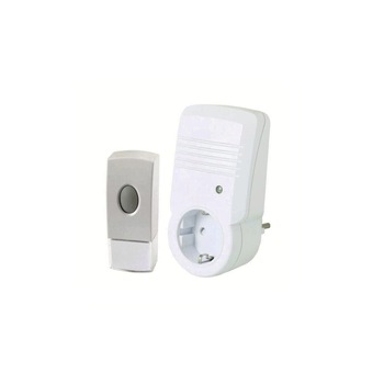 Sonerie fara fir Home DB 442, alimentare sonerie la priza, distanta max. 100 m, potentiometru, Alba Sonerie fara fir Home DB 442, alimentare sonerie la priza, distanta max. 100 m, potentiometru, Alba