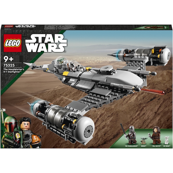 LEGO® Star Wars - Nava stelară N-1 a Mandalorianului 75325, 412 piese