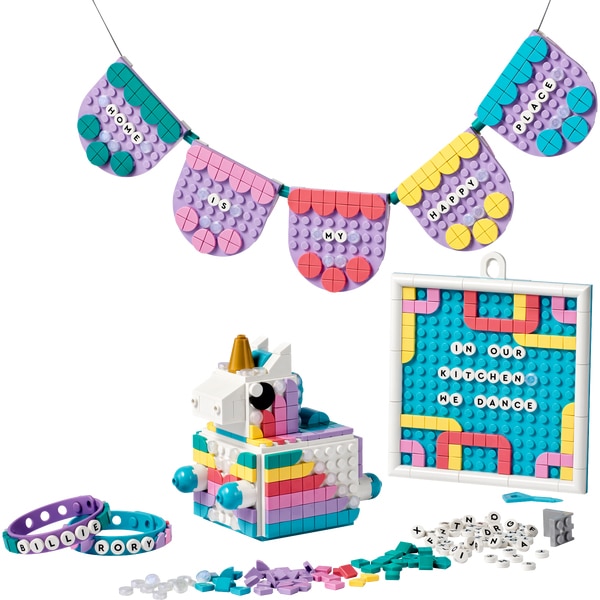LEGO DOTS - Pachet creativ cu Unicorn 41962, 707 piese - eMAG.ro